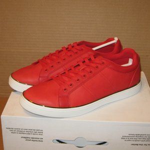 ALDO Braunton Leather Sneaker    Size: 9.5   Red